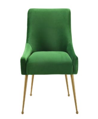TOV Furniture - Beatrix Navy Velvet Side Chair