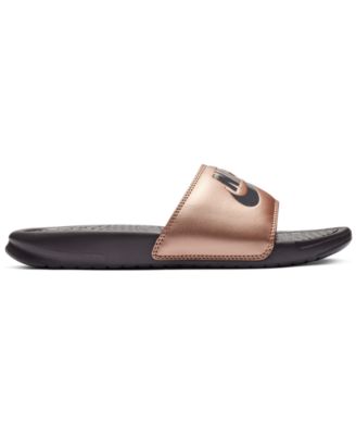 Nike - Women's Benassi JDI Swoosh Slide Sandals from Finish Line