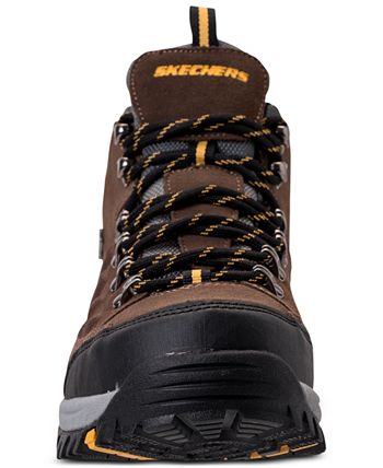 Skechers Men's Relaxed Fit Relment Pelmo Lace Up Waterproof Hiking Boot 