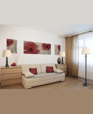 Elegant Designs 		Restoration Bronze Three Pack Lamp Set (2 Table Lamps, 1 Floor Lamps)