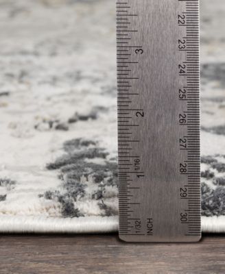 Aisha AIS-2303 Charcoal 9'3" x 12'3" Area Rug