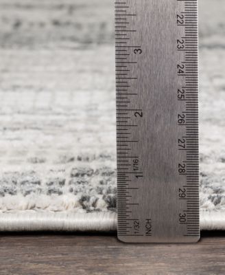 Aisha AIS-2304 Medium Gray 9'3" x 12'3" Area Rug