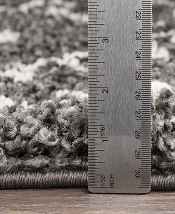 Surya - Berber Shag BBE-2308 Charcoal 2'7" x 7'3" Runner Area Rug