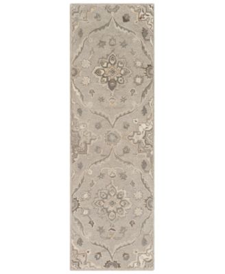 Livabliss - Caesar CAE-1201 Taupe 3' x 12' Runner Area Rug