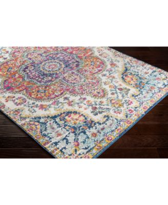Elaziz ELZ-2335 Bright Pink 5'3" x 7'6" Area Rug