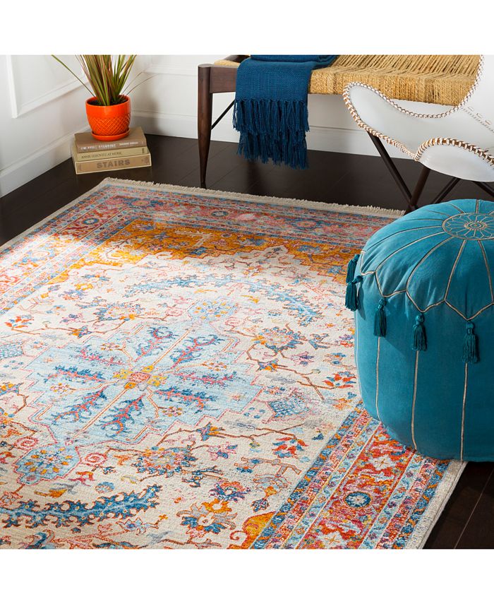 Surya Ephesians EPC2325 Aqua 5' x 7'9" Area Rug Macy's