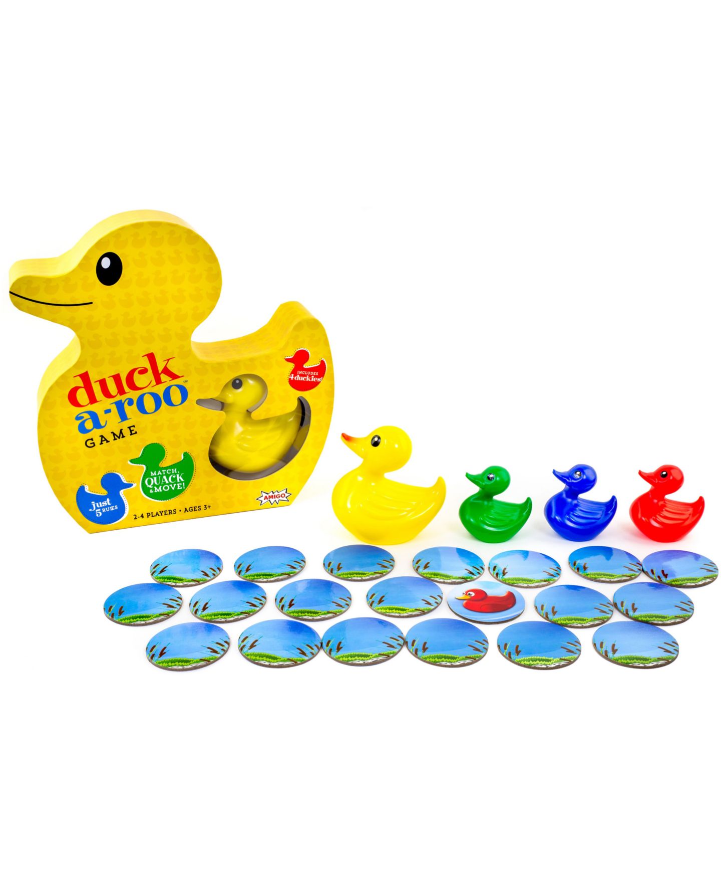 Детская настольная игра Amigo Duck-A-Roo Board Game, Ages 3+ — фото 4