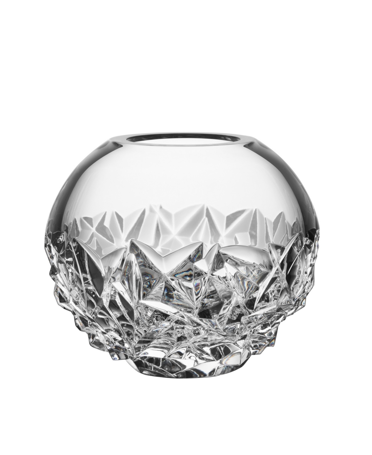 Shop Orrefors Carat Globe Small Vase In Clear