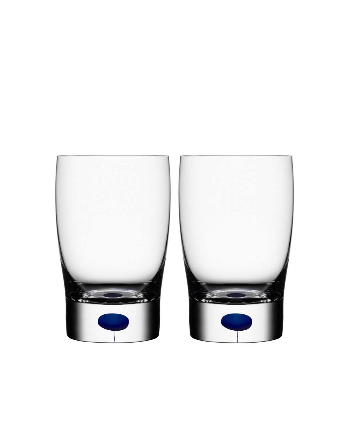 Home Styles Orrefors Intermezzo Blue Small Tumbler/juice Pair In Clear