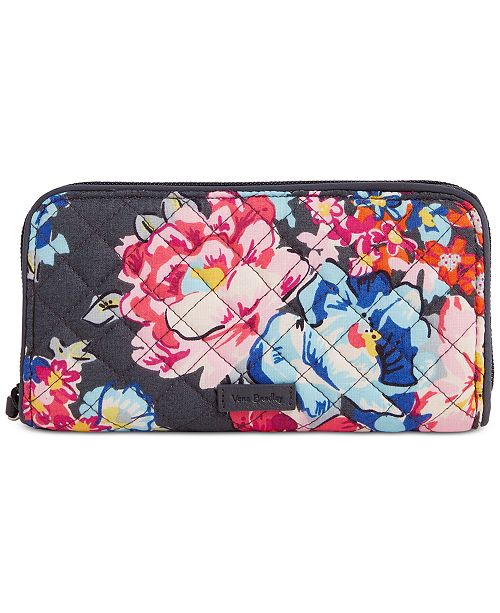 Vera Bradley Iconic Rfid Georgia Wallet Reviews Handbags Accessories Macy S