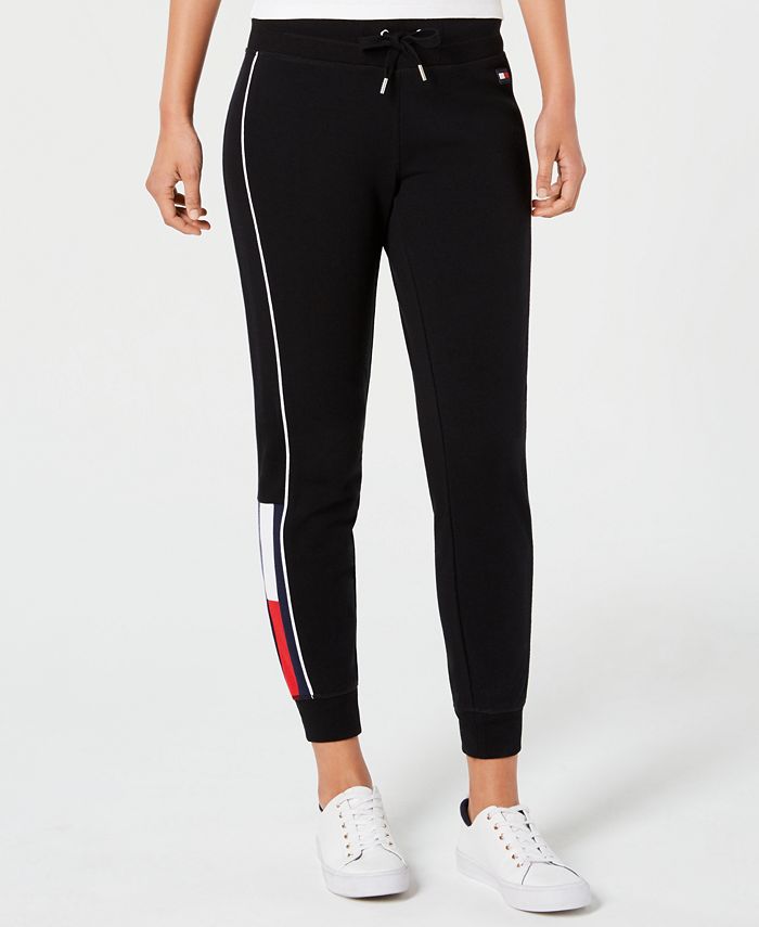 Tommy Hilfiger Logo French Terry Jogger Pants - Macy's
