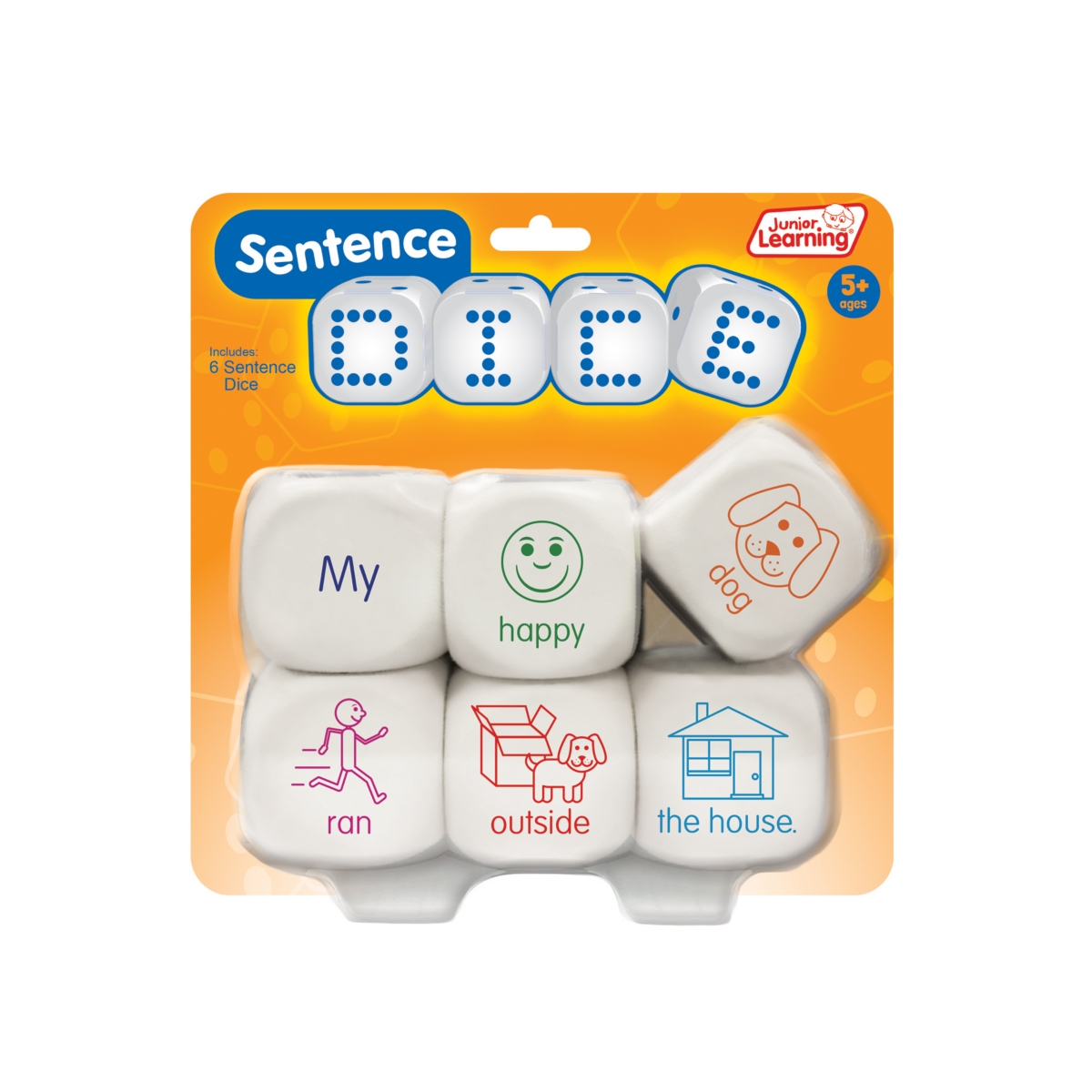 Junior Learning Kids' Sentence Dice Educational Learning Game In Multi