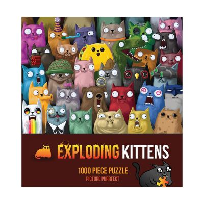 Outset Media Exploding Kittens Picture Purrfect 1000 Piece Puzzle