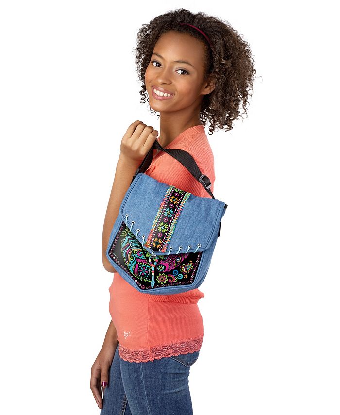 CraZArt Cra Z Art Shimmer N Sparkle Color Craze Denim Messenger Bag Kit Macy's