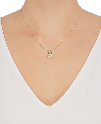 Macy's new arrivals pineapple necklace