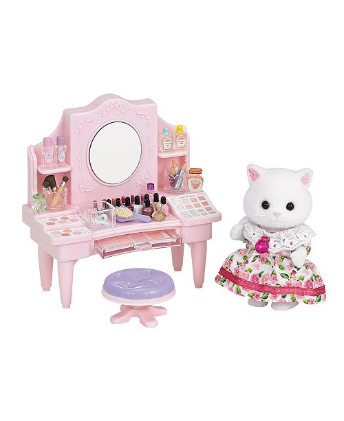 Calico Critters Cosmetic Counter With Nora Persian Cat