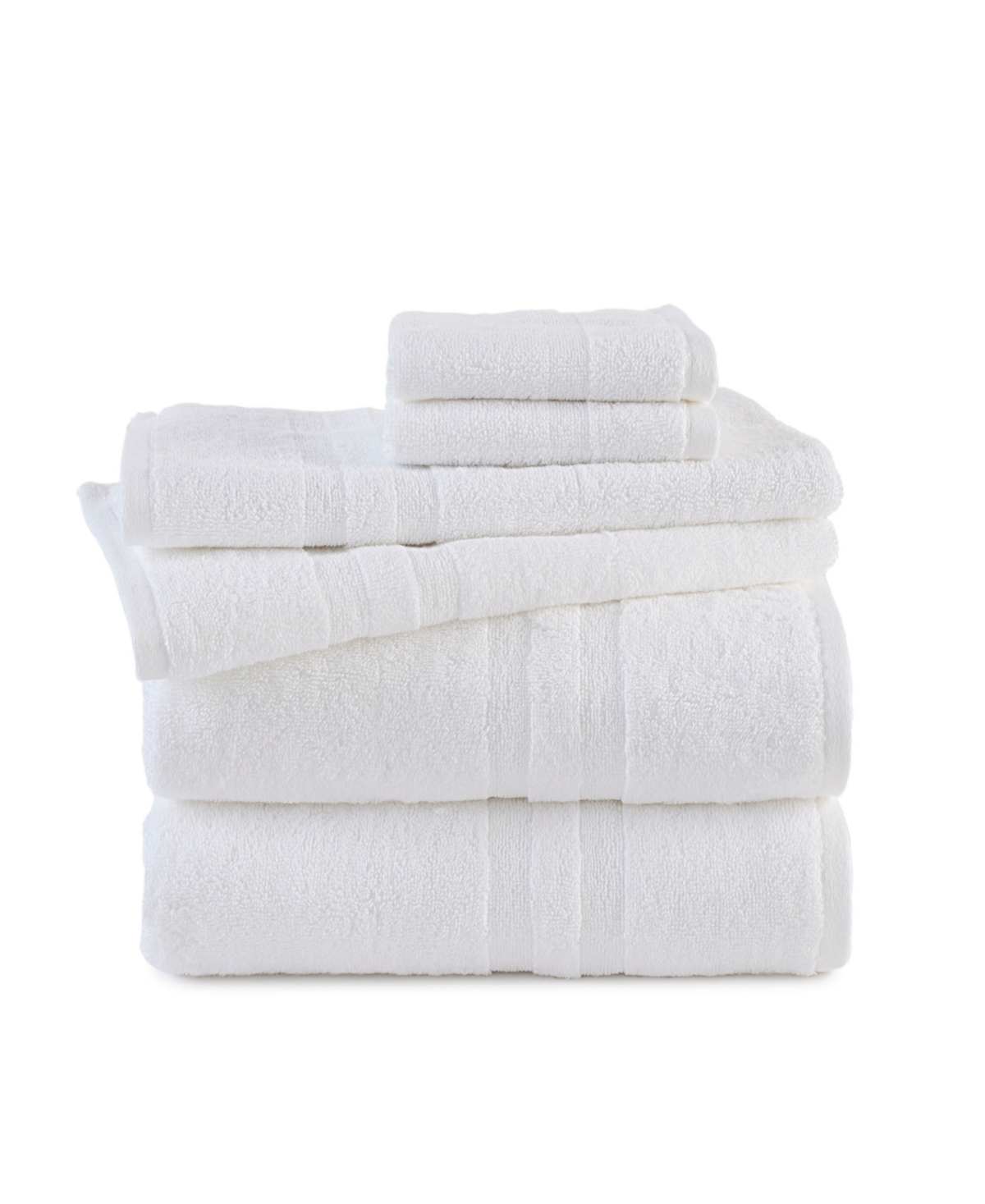 Martex Purity 6-pc. Towel Set In Optical White