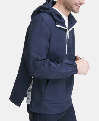 tommy hilfiger half zip jacket