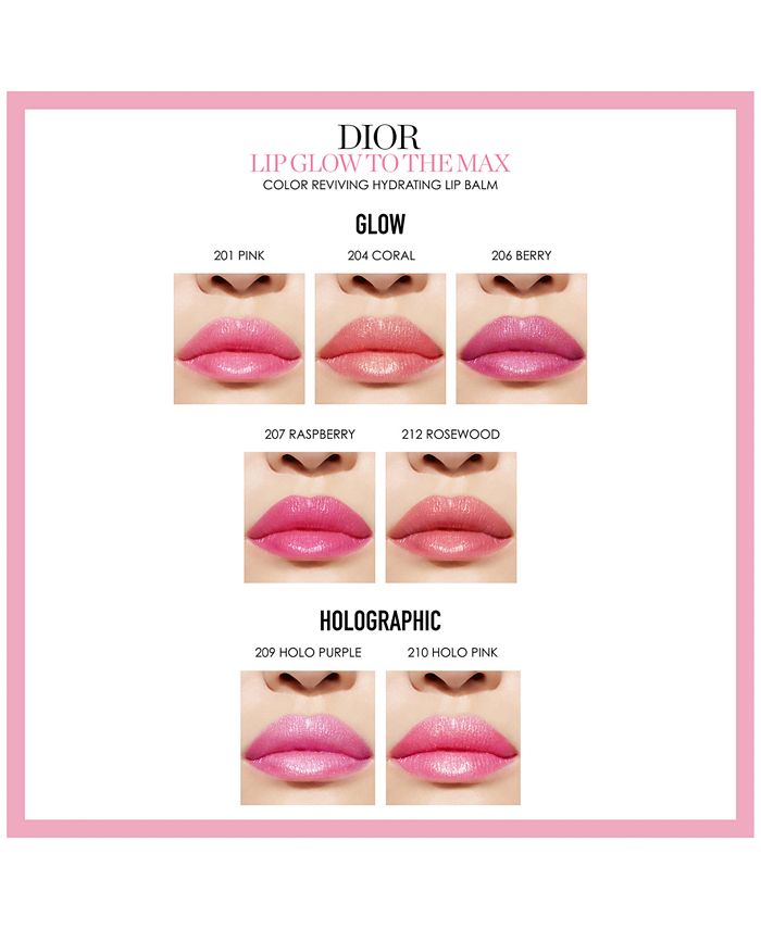 DIOR Lip Glow To The Max Hydrating Color Reviver Balm - Macy's