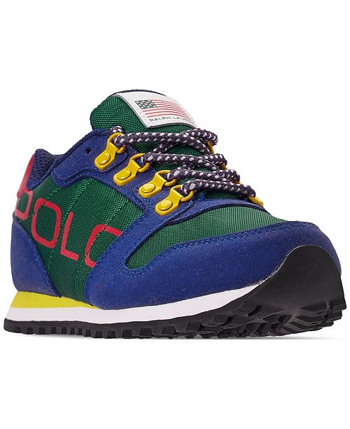 Polo Ralph Lauren Boys Oryion Casual Sneakers From Finish Line