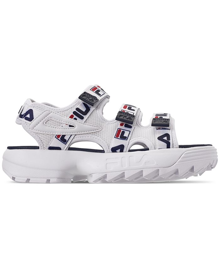 Fila Women's Disruptor Logo Athletic Sandals from Finish Line - Macy's