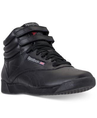 black high top reebok shoes