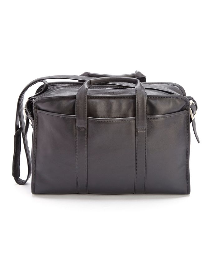 Macys sales briefcase leather