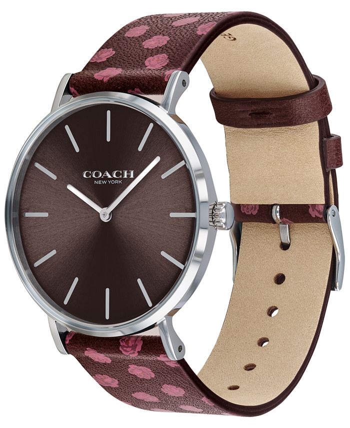 oxblood watch strap