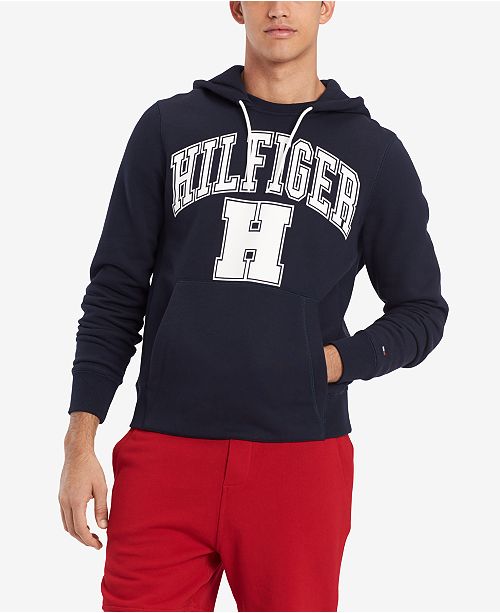 Tommy Hilfiger Men's Varsity Hoodie, Created for Macy's & Reviews ...