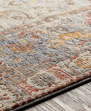 Surya - Liverpool LVP-2300 Charcoal 2'7" x 10'3" Runner Area Rug