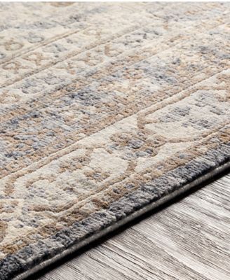 Liverpool LVP-2301 Charcoal 2'7" x 10'3" Runner Area Rug