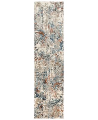 Livabliss - Pune PUN-2302 Teal 2'7" x 10'3" Runner Area Rug