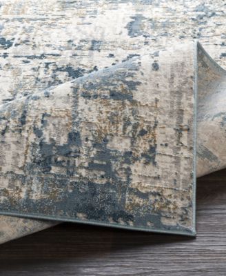 Quatro QUA-2303 Denim 6'7" x 9'6" Area Rug