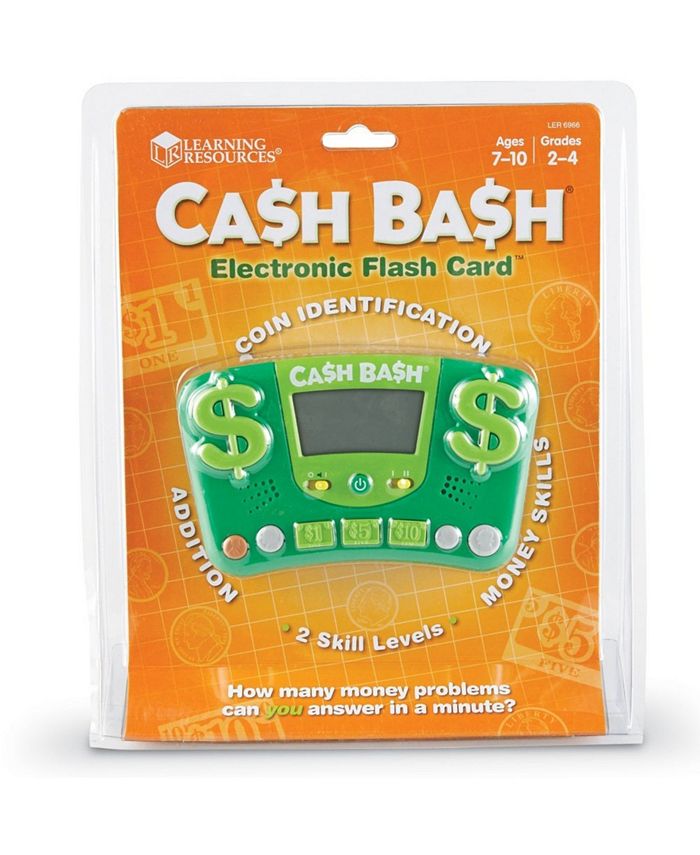 Learning Resources Cash Bash Electronic Flash Card Game Macy's