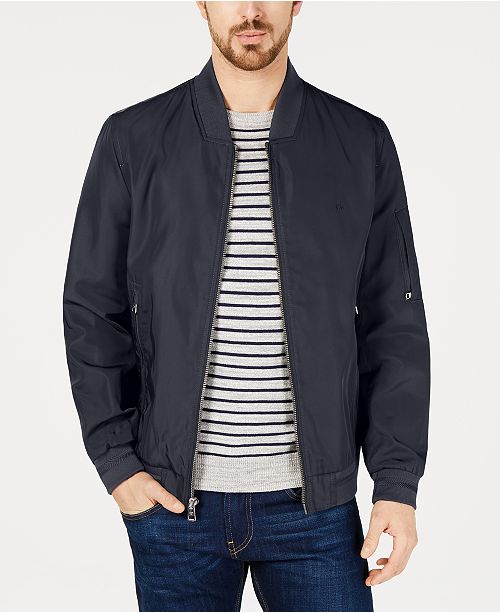 Calvin Klein Men S Flight Bomber Jacket Reviews Coats