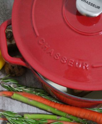 French Enameled Cast Iron 5.25 Qt. Round Dutch Oven