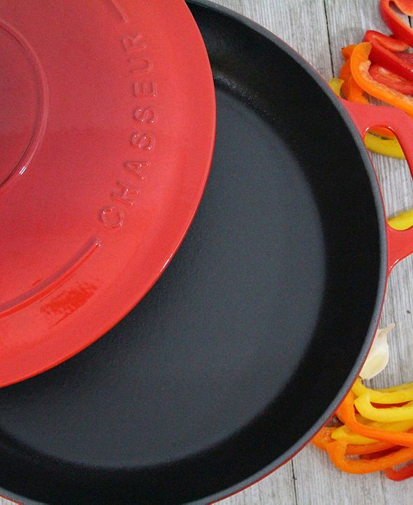 Chasseur French Enameled Cast Iron 2.6 Qt. Braiser with Lid & Reviews