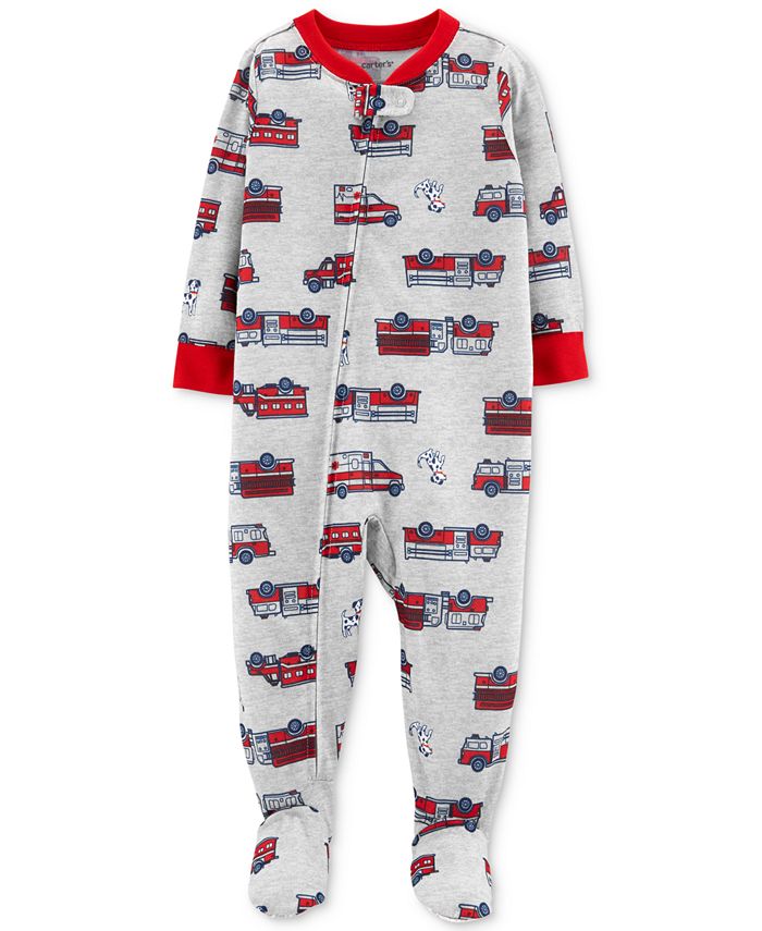 Carters footed christmas pajamas sales
