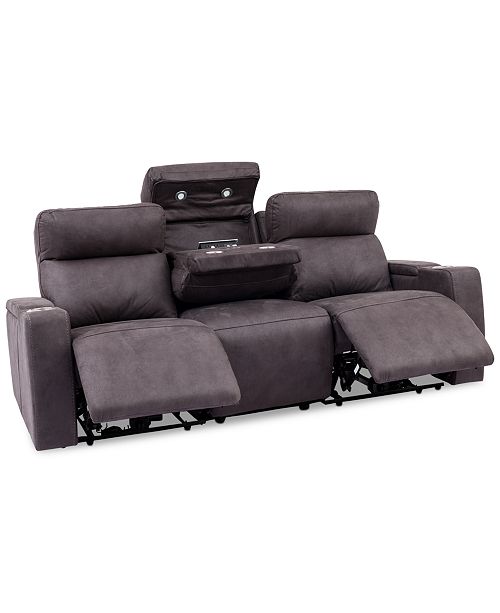 Furniture Closeout Oaklyn 3 Pc Fabric Sectional Sofa With 2