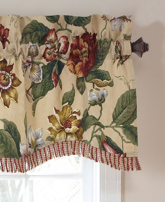Waverly Laurel Springs Lined Window Valance Macy's