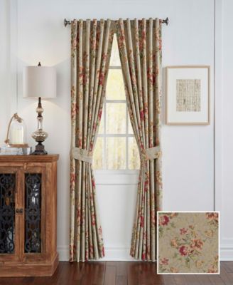 Waverly - Fresco Flourish Window Drapery Pair