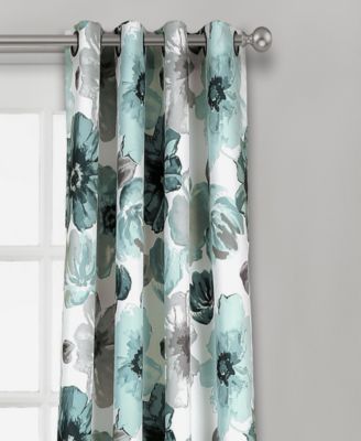 Lush Decor Leah Light Filtering Window Curtain Panels, Pair, 52" W x 95" L,- Farmhouse Decor
