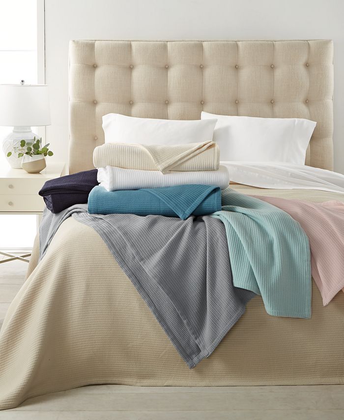 Lauren Ralph Lauren Luxury Ringspun 100% Cotton Full/Queen Blanket - Macy's