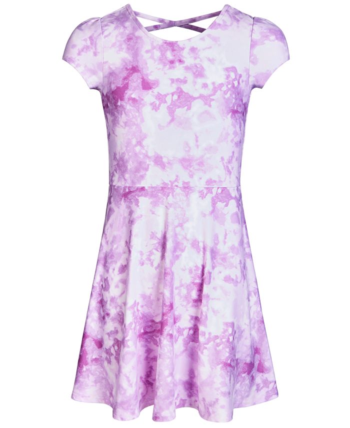Epic Threads Super Soft Big Girls Tie-Dyed Fit & Flare Dress, Created ...