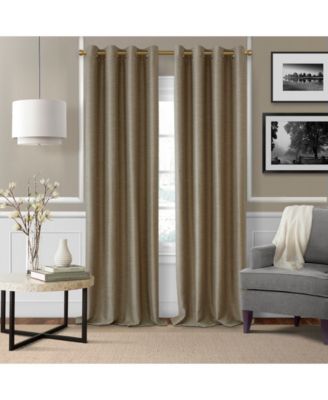 Elrene Home Fashions Serena 1" Diameter Adjustable Curtain Rod Set with Contemporary Cap Finials