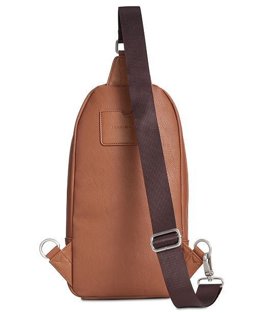 Tommy Hilfiger Men's Leo Sling Backpack & Reviews All Accessories