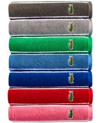 macy's lacoste bath towels