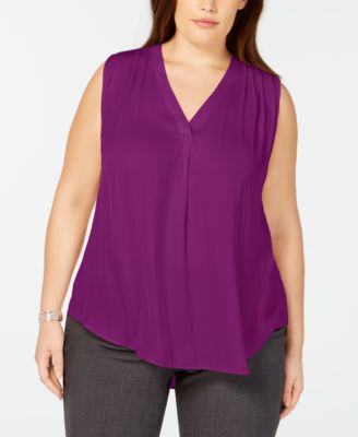 alfani plus size tops