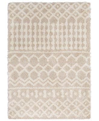 Photo 1 of ***USED - DIRTY - NO PACKAGING***
Surya Urban Shag USG-2303 Cream 5'3" x 7'3" Area Rug