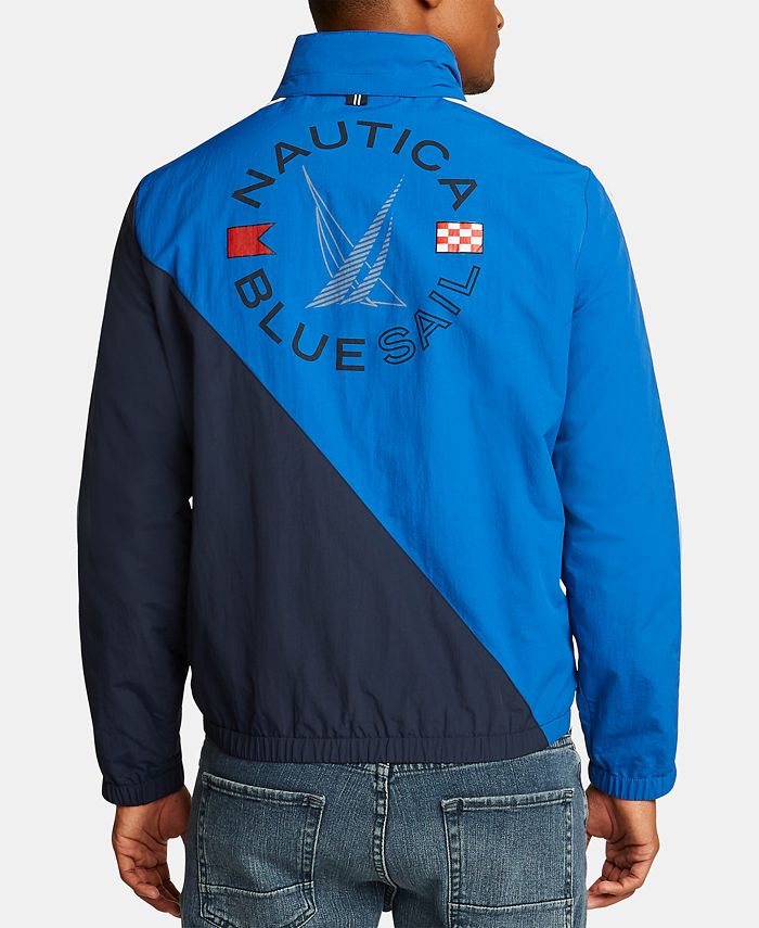 Nautica Nautica Men's Blue Sail Signal Flag Full Zip Jacket, Created ...